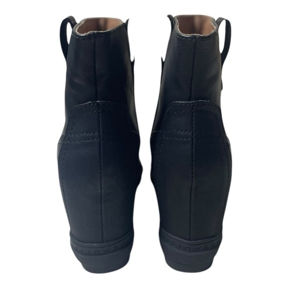 Yellow Box Women’s Centry Black Wedge Slip On Ankle Boots - Picture 5 of 9